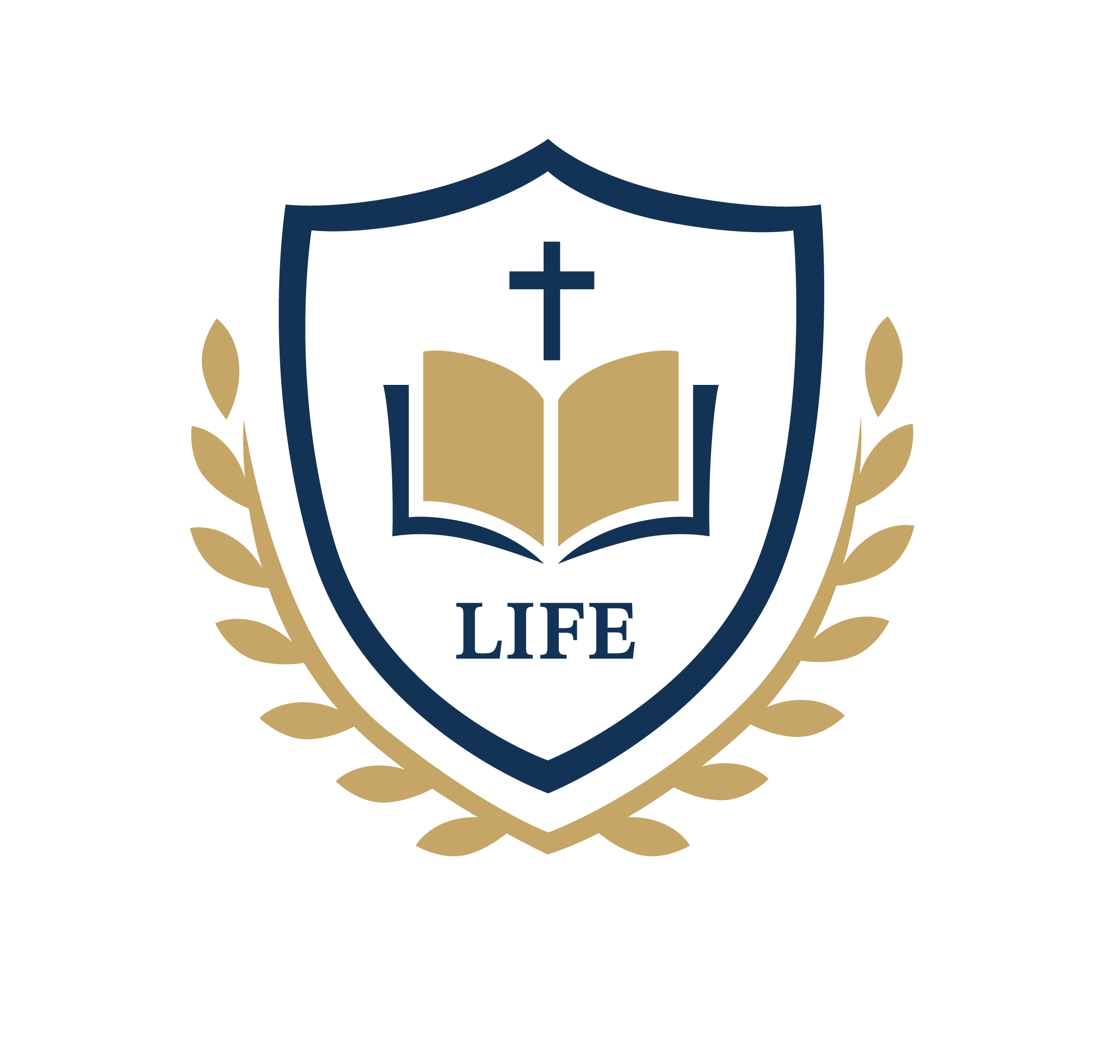 LCA Crest - No Fill - 2-color